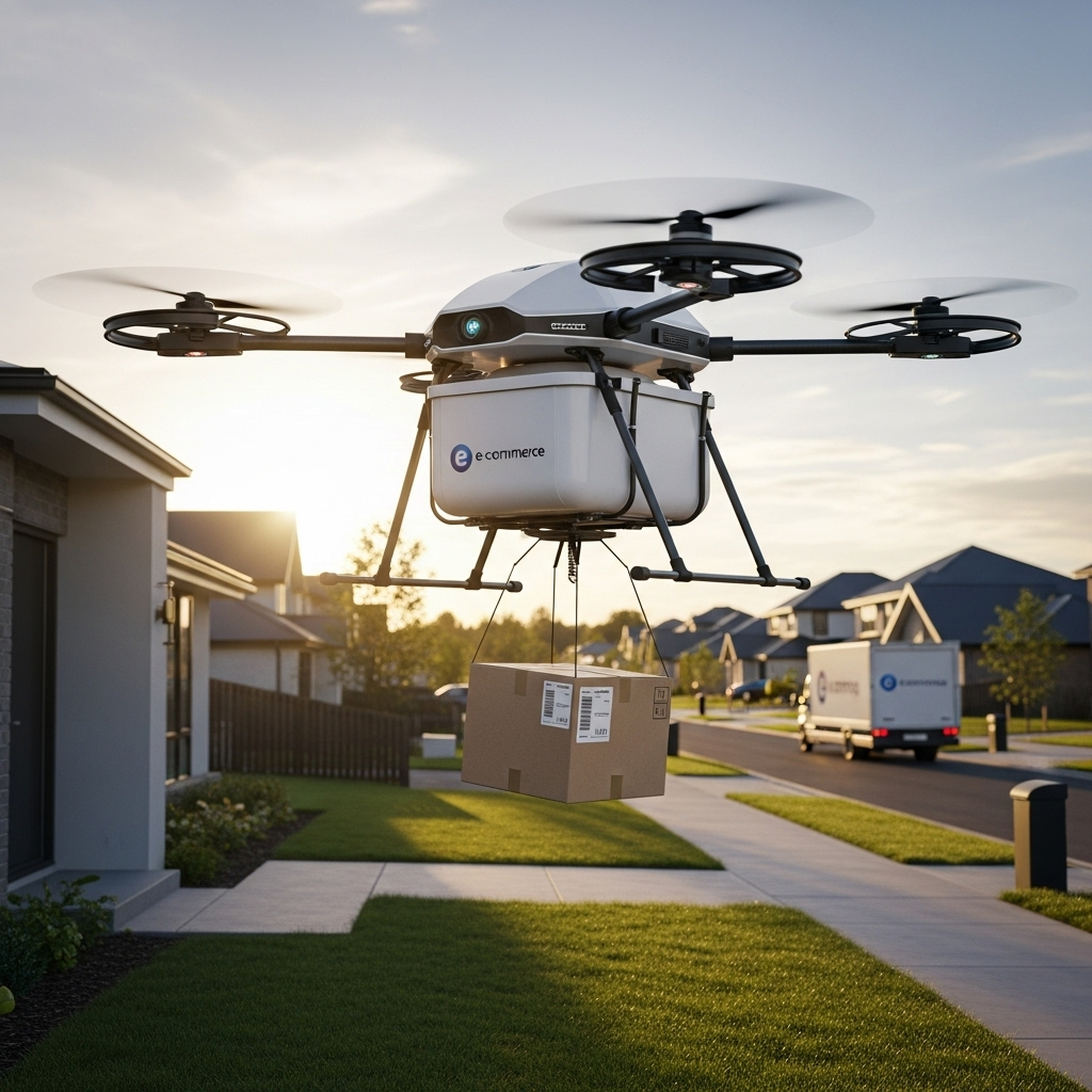 Drone delivering medical supplies
